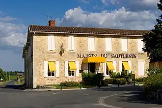 La maison du sauternes face à la mairie (août&nbsp;2005)