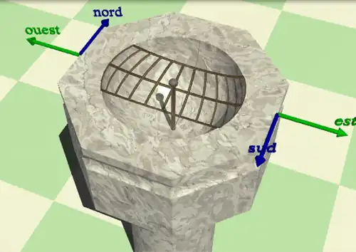 Dessin 3D d'un scaphé (Gérard Baillet).