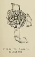 Sceau Pierre III de Bailleul