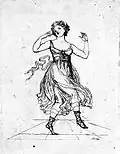 18. Danseuse, dessin de Schadow (1796)