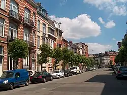 L'avenue Colonel Picquart en direction de la rue Anatole France