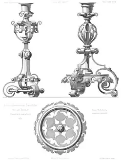 Modèle de ferronnerie domestique, 1879.