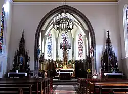 Intérieur de l'église Saint-Étienne de Schnersheim.