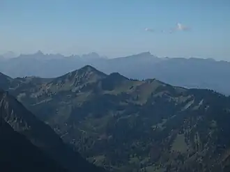 Vue du Schnippenkopf depuis l'Iseler