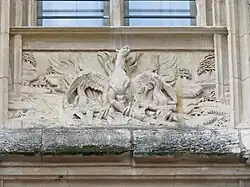 Le Phénix, symbole d'Eléonore de Habsbourg, seconde femme de François Ier.