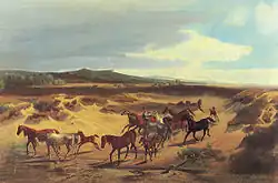 Carl Rötteken et Gustav Quentell, Chevaux de Senne