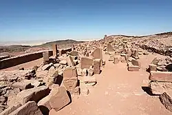 Vue générale de la partie sud du site.