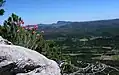 Vallée de la Buèges vue depuis le roc Blanc.