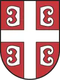 Bouclier des armoiries de la Serbie