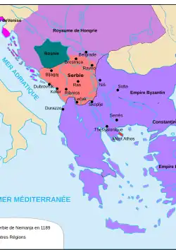 La Serbie d'Étienne Nemanja