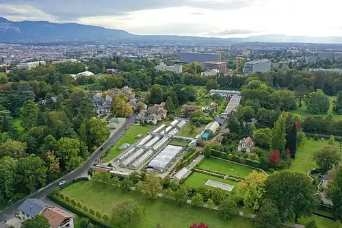 Les serres de Pregny.