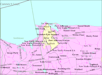 Localisation de Setauket-East Setauket