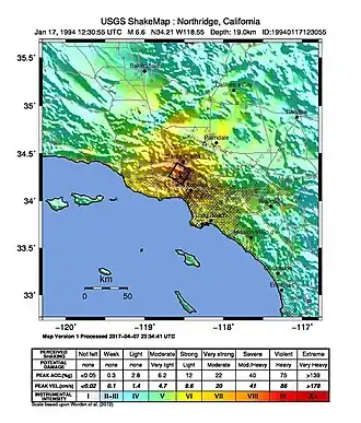 Image illustrative de l’article Séisme de 1994 à Northridge