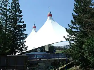 Le Shoreline Amphitheatre, lieu de conférence depuis 2016.