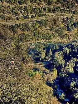 Ajustadous : confluence de la Siagne et de la Siagnole.