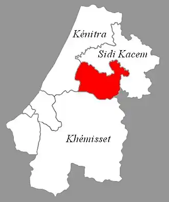 Carte de la circonscription.