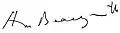 Signature de André Beauguitte