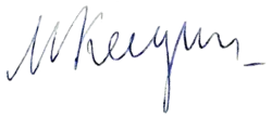 signature de Mstislav Keldych