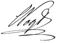 signature de Carl Vogt