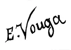 signature d'Emilie Vouga-Pradez