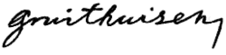 signature de Franz von Paula Gruithuisen