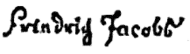 signature de Friedrich Jacobs