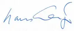 signature de Hans Leip
