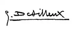 signature de Servais Detilleux