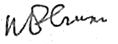 signature de Walter Ewing Crum