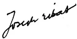 signature de Joseph Ribas