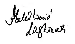 signature d'Abdelhamid Laghouati