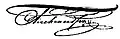 Signature de Alexandre&nbsp;IIАлександр&nbsp;II