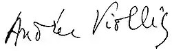 signature d'Andrée Viollis
