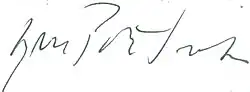 signature de Kjell Pahr-Iversen