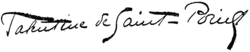 signature de Valentine de Saint-Point
