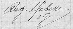 signature d'Auguste Debesse