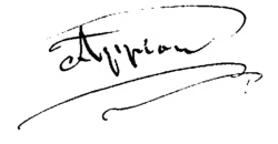 signature d'Adolphe Appian