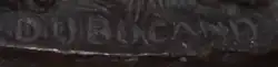 signature d'Alfred Dubucand
