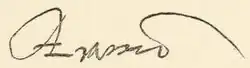 signature de Gabriel de Luetz