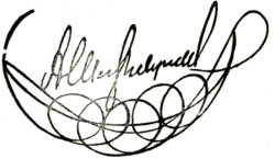 signature d'Arthur Merghelynck