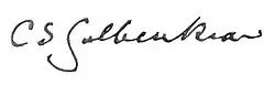 signature de Calouste Gulbenkian