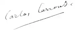 signature de Carlos Larronde