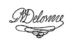 signature de Guillaume Marie Delorme