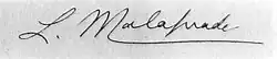 Signature de Léon Malaprade