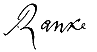 signature de Leopold von Ranke
