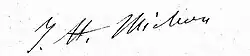 signature de Jean-Hippolyte Michon