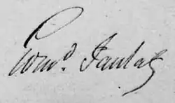 signature de Pierre Edmond Edouard Faulat