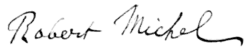signature de Robert André-Michel
