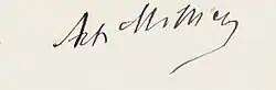 Signature de Achille Millien