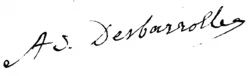 signature d'Adolphe Desbarrolles